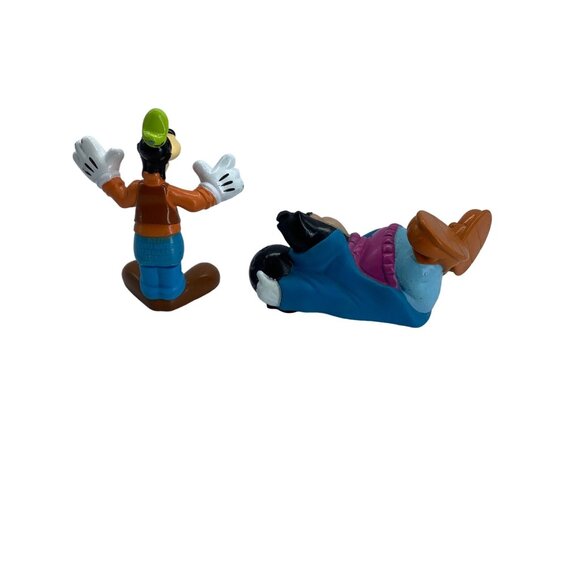 Vtg Goof Troop Pete Bowling Action Figure and Disney Goofy Figurine - Picture 4 of 7